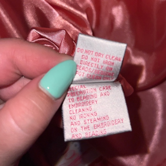 Empire Cut Prom Dress with Beading, Sequins, and Sheer detailing - Picture 8 of 12